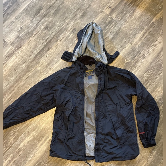 Woolrich Women’s Removable Hood Windbreaker Rain Jacket Sz M - Picture 1 of 9